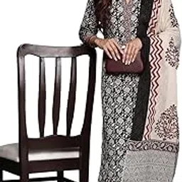 libas Womens Printed Cotton Straight Kurta With Palazzos and Dupatta-picture-29