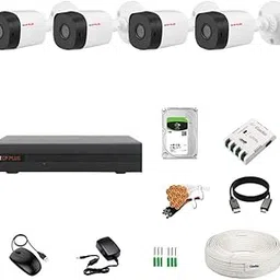 4 Channel DVR + 2.4MP 4 Bullet Cameras with Audio Recording (Day/Night Vision) + 1TB HDD + Copper Cable Roll (1+3) + CLOCITE 4 CH Power Supply + BNC & DC Full Combo Kit-image-53