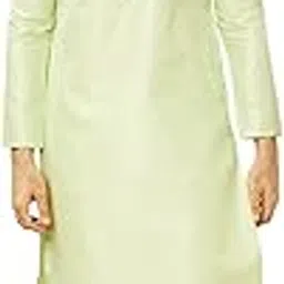 manyavar Men's Mens Art Silk Kurta Pajama Set-picture-33