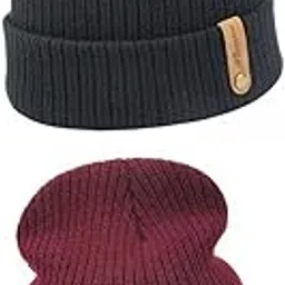 2x Mens Womens Winter Beanie Warm Baggy Slouchy Ski Knit Hat Beanie Outdoor|Clothing, Shoes & Accessories | Mens Accessories | Hats-image-5