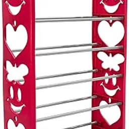 TRENDY Premium 32-inch 6-Shelf Plastic and Steel Rack/Stand for Shoes, Sandals, Books, Clothes, and More – Ideal for Home and Office Use-image-29