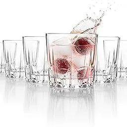 CELLO Estonia Juice Tumbler Glass Set 200 ml | Set of 6 | Clear Glass Tumblers for Water Juice and Everyday Beverages-picture-26