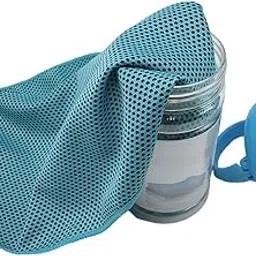 JAZZY PEARLS® Cooling Towel Breathable Mesh Fiber Towel for Outdoor Activities Gym Workout Green-Sporting Goods-Fitness Running & Yoga-Fitness Equipment & Gear-Gym Towels-1 Cooling Towel-image-75