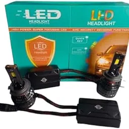 LED Car Headlight Bulbs Hi & Lo Beam 10000LM, 6000K, 300W, LED Headlight Auto Conversion Driving Lamp with (Color White) Set of 2Pcs (H7)-image-47