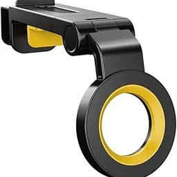 Techzere Adjustable Magnetic Portable Travel Foldable Mobile Phone Stand with 360 Degree Rotating Design for Flight Train Desk Holder-picture-11