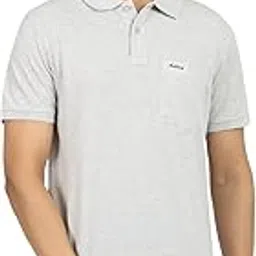 antiloop Regular Fit Polo Collar Half Sleeve Solid Pure Cotton T-Shirt for Men-picture-33