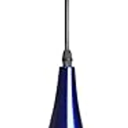 Blue Colour Metal Cutted Hanging Light Ceiling Pendant Lamp for Home Bedroom Livingroom Kids Room Office with LED Color Changing Bulb-White, Warm White and Neutral White (Pack of-1)-picture-47