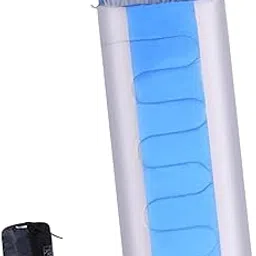 HEAVENGLOW Envelope Sleeping Bag 220 75 cm Lightweight for Office Adults Cold Weather Blue Gray 2.2kg-Sporting Goods-Outdoor Sports-Camping & Hiking-Outdoor Sleeping Gear-Sleeping Bags-picture-18