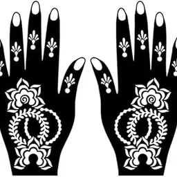 Mehndi Tattoo Sticker | Full Hands Floral Design Temporary Tattoo | Waterproof, Long-Lasting, Easy-to-Apply Body Art Stickers for Girls & Women | Stylish and Beautiful Sticker-picture-21
