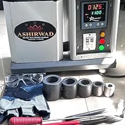 Ashirwad Gold and Silver Melting Furence(Machine) 1 kg 1500w,230v,1200c Temperature Capacityand Crucible - 5 and Accessories.(Pack of 1)-picture-10