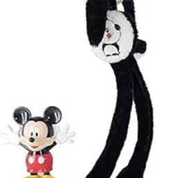 Women Winter Plush Soft Winter Movable Bunny Earmuff (Black)-image-87