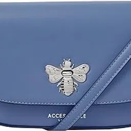 accessorize London Women's Britney Bee Blue Sling bag| Sling bag for woman latest | crossbody bag for women stylish | Ladies Purse Handbag | Ladies Gift-picture-11