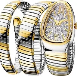 bifanxi Women's Antique Snake-Shaped Fashion Watch | 30M Waterproof Temperament Wristwatch | 36mm Dial | Ideal for Weddings & Parties-IMP-picture-35