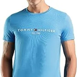 tommy hilfiger Embroidered Logo Regular-Fit Cotton T-Shirt-picture-42