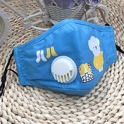 snappsy Kids Cotton Reusable Mouth Mask Outdoor Dustproof Blue-picture-10