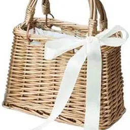 saz dekor 2xBeach Bag SRattan Purse Tote Holiday Travel Storage Busket Handbag Rectangle-picture-24