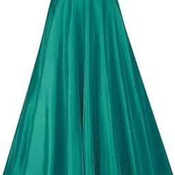 aiza n aizal Girls' Long Flared Silk Ghera Kali Skirt for Women's & Girl's-picture-55