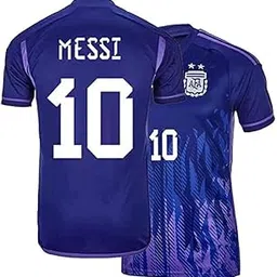woopme® Messi National Football Jersey Paris Away Half Sleeve Sports Jersey-picture-35