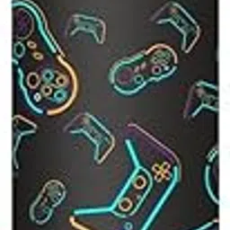 MOCA 500ml Stainless Steel Water Bottle for Boys & Teens | Leakproof Double Wall Flask with Straw | Hot & Cold Bottle for School, Travel & Outdoor Use (Gamer) image 1
