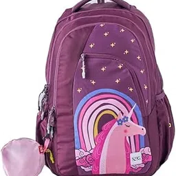 wiki Stylish Unisex Backpack | Girl 3 Durable & Lightweight backpack for Men & Women | Laptop Backpack for Office, Gym, Travel (31 Litre, Violet)-picture-30