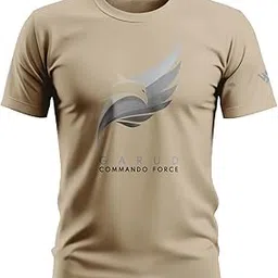 WarriorWorld Military T-Shirt for Men | Garud Commando Force | Cotton Fabric | Crew Neck | Wing Printed | Regular Fit-picture-24