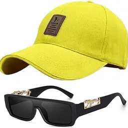capiteum [520 Black Sunglasses for Men & Women with ediko baseball cap Sports Adjustable Buckle Free size-picture-46