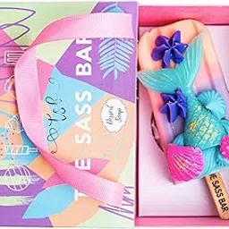 Handmade Soaps - Seascape Mermaid Popsicle. Deep Cleansing, Exfoliating & Moisturizing | Gift Box for all Occasions | Natural Ingredient Vegan Plant-Based Bathing for Healthy Soft Skin.-picture-32