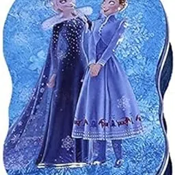 SHREE TECHNESH® Cute and Practical 3D Printed Metal Frozen Princess Piggy Bank with Lock and Key Multicolor (Frozen Princess)-image-83