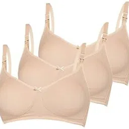 inner sense Organic Cotton Bamboo Nursing Bra for Women I Encircled Feeding Bra Without Padding I Wire Free Maternity Innerwear for Women with Full Coverage-picture-44