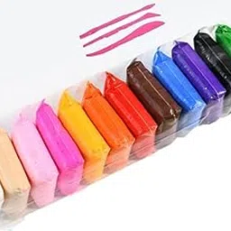 Creative Art Foam Clay Kit, Non-Toxic Modeling Magic Bouncing Clay, Multi Color Soft Putty with 3 Tools for Kids.-picture-20