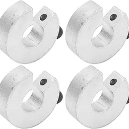 4 Pcs Linear Rail Shaft Collar Clamp On Stop Collar with M4 Screw Aluminum Alloy Shaft Limit Fixing Ring for DIY CNC Machine Tools-image-23