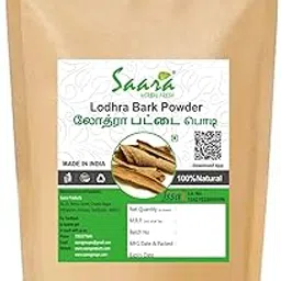 Saara HERBAL FRESH Lodhra Bark Powder, 70g | Lodhra Chhal Powder | Lodh Pathani | Symplocos Racemosa Bark | Pathani Lodh Powder | Lodhra Powder | Lodhra Pattai Powder, 70g-picture-29