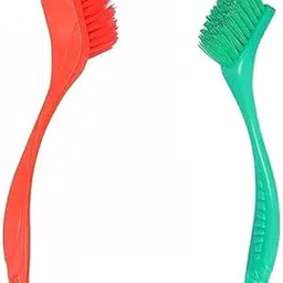 MOOLYAVAAN Products Multipurpose Plastic Handle Cleaning Brush with Hard Bristles for Kitchen, Bathroom, Tiles & Floor (Small Toilet Brush) (Pack of 1)-picture-25