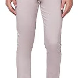 giordano Mens Solid Cotton Mid Rise Button Closure Regular Length 5 Pockets Regular Fit Chinos-picture-31