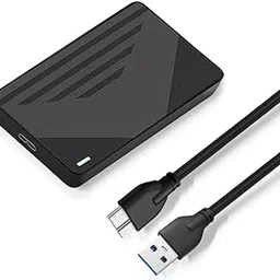 2.5" SATA to USB 3.0 External Hard Drive Enclosure - Upto 4TB Support High-Speed Data Transfer, Durable ABS Material for, PS4, External Storage,Data Transfer,Sleek Black Finish, Highspeed Performance-image-88