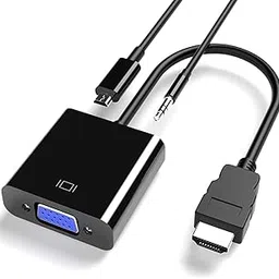 1Goal HDMI to VGA Adapter - 1080P Converter With 3.5mm Audio Jack and USB Power Supply for Laptop, PC, PS-4, Blue Ray Player, Raspberry Pi, X-Box to VGA Monitor, Projector and More-picture-53
