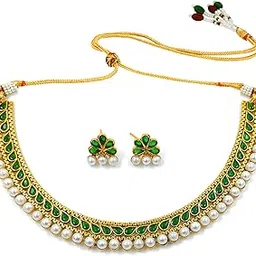 peora Traditional Ethinc Necklace & Jewelry Set Gift for Women-picture-41