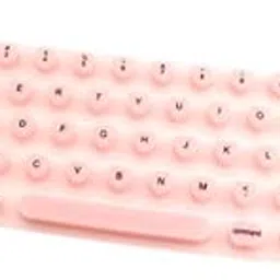 MYADDICTION Nail Art Keyboard Film Comfortable Easy to Clean Heart Keys Raised Universal Pink-image-27