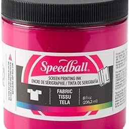 Speedball Art Products Fabric Screen Printing Ink, 8-Ounce, Process Magenta-picture-30