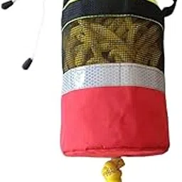Merishopp Throwable Throw Bag Accessories Throwline for Kayak Water Sports Ice Fishing 21m Yellow-picture-53
