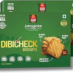 JAHAGIRDAR FOODS Dibicheck Biscuits for Dibetic Person Suger Free Whole Wheat Biscuits - 250g (Pack of 2)-picture-55