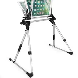 OsloYun Tablet Holder, 360 Adjustable Phone/Tablet Stand with Steel Arm, Lazy Mount Tablet Clamp for All 4"-10.5" Phones, Switch, for Gaming, Watching Video, Chatting-picture-19