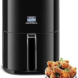 KENT Ultra Air Fryer 4L | 1300W | Fry, Bake, Grill & Roast | Up to 80% Less Oil Usage | Rapid Heat Circulation | Adjustable Temperature Control Knob 80° to 200° | Auto Cut-Off-picture-27