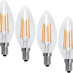LED Filament Bulb-6W-Candle-E14 -Colour-Red-Pack of 4PC -ORIGIN(Manufacturer)-picture-13