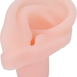 dimu Ear Model, Waterproof Left Human Ear Model Tough for Ear Impression Exercises for Shop Window Display-picture-39