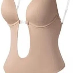 club bollywood LICHTS® 3xWomen Backless Bodysuit Deep V Neck Body Shaper for Wedding S Skin Color|Clothing, Shoes & Accessories | Womens Clothing |Sleep-picture-35