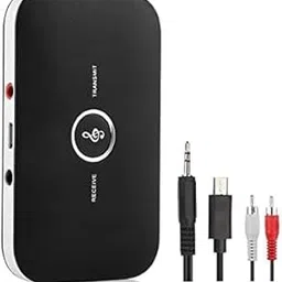 Bluetooth 5.0 Transmitter and Receiver, 2-in-1 Aux Wireless 3.5mm Adapter Wireless Audio Adapter for TV Audio Portable Wireless Receiver for Car/Home Stereo System-image-19