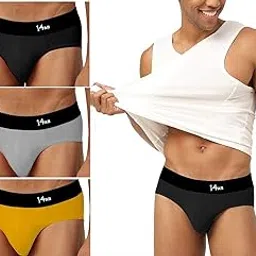 14 fab Comfort Lightweight Solid Briefs for Men - Comfortable and Stylish Innerwear-Pack of 3.-picture-10