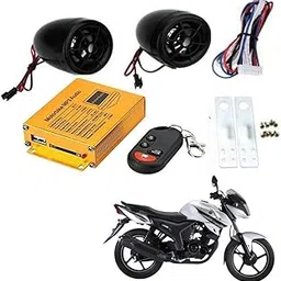 Crokrok Audio Radio Bike Sound System Anti-Theft Alarm System Fm Handlebar Stereo Speaker Multifunction (Multicolor),Mp3-Bike-Fm-201-picture-24