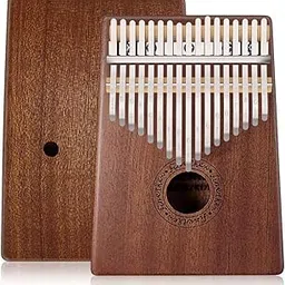 FRENYEAR Wood Kalimba 17 Keys Thumb Piano with Tuning Hammer | English Study Instruction & Protective Box Portable Mbira Wood Finger Piano | Special Gifts for Kids and Adults Music Lovers-picture-10